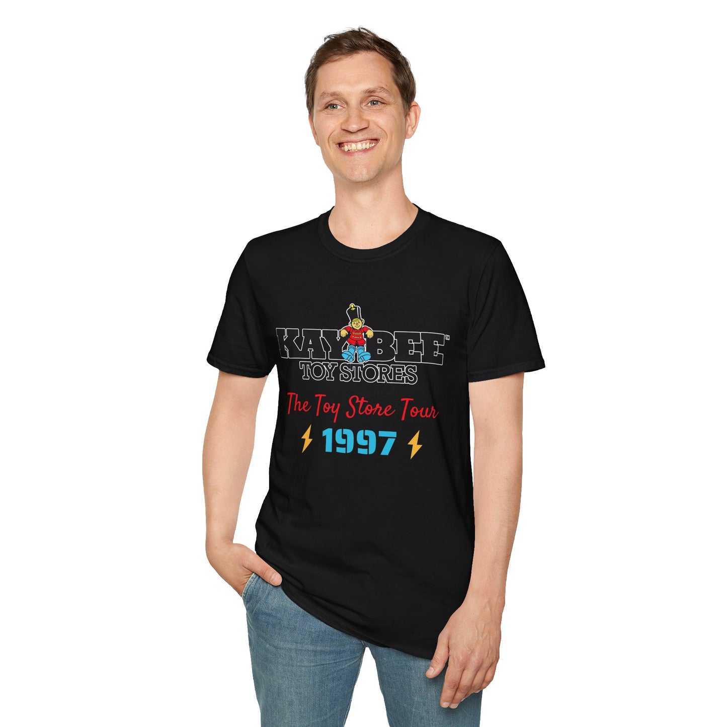 KayBee Toys™ Concert Tour Unisex T-Shirt - 1997 Locations Memorabilia