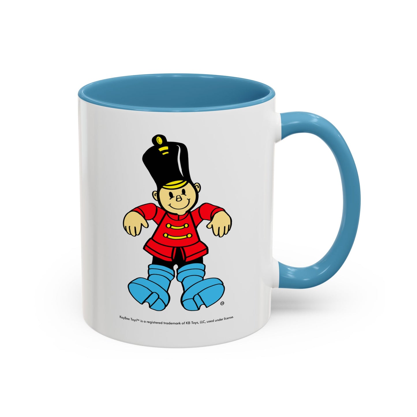 Captain KayBee - Vintage KayBee Toys™ Logo with Toy Soldier - Accent Coffee Mug