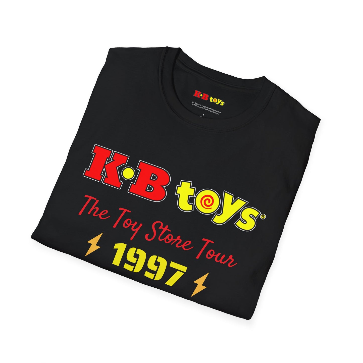 KB Toys® Concert Tour Unisex T-Shirt - 1997 Locations Memorabilia