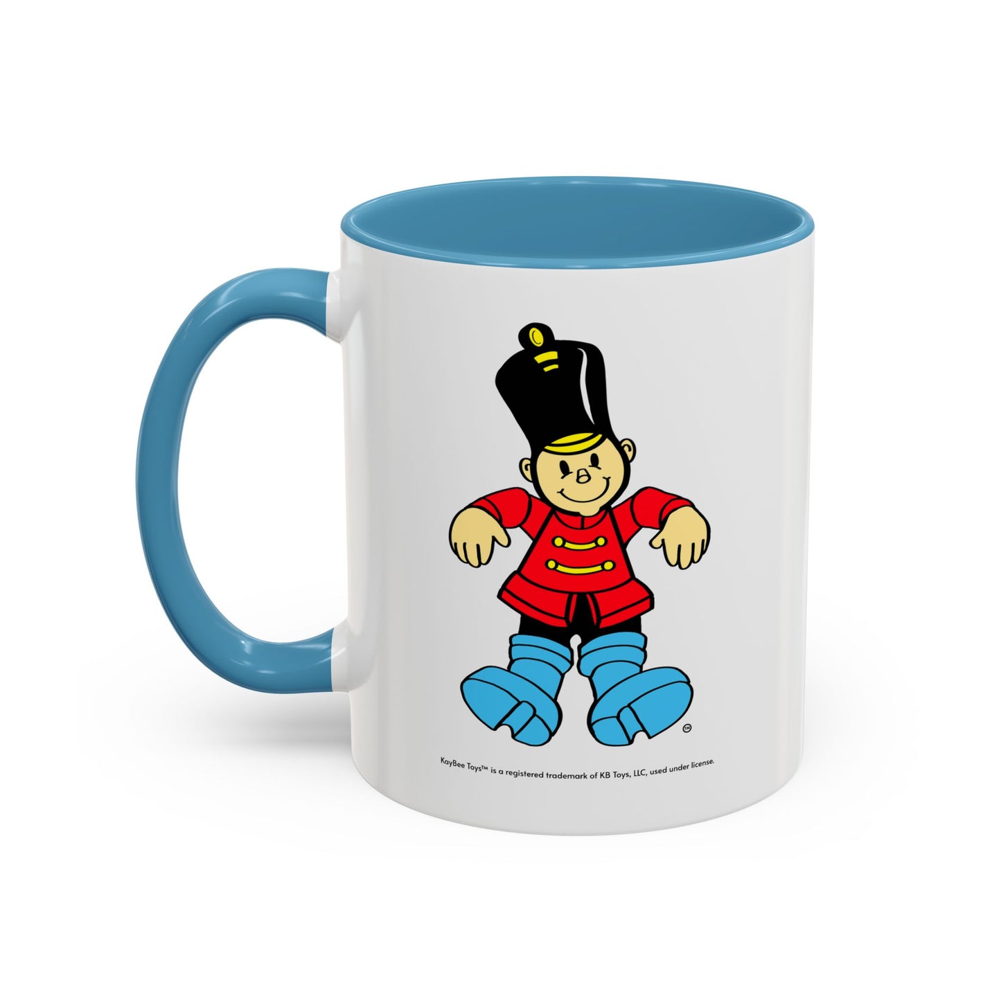 Captain KayBee - Vintage KayBee Toys™ Logo with Toy Soldier - Accent Coffee Mug