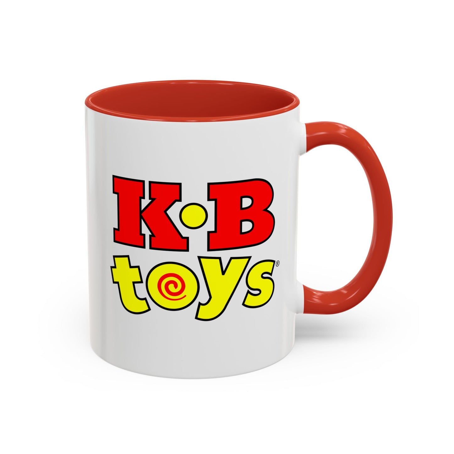 Coffee Mug, KB Toys® Logo, Gift for Toy Enthusiasts and 90s Kids, Vintage 1984-1997 Toy Soldier Logo Design
