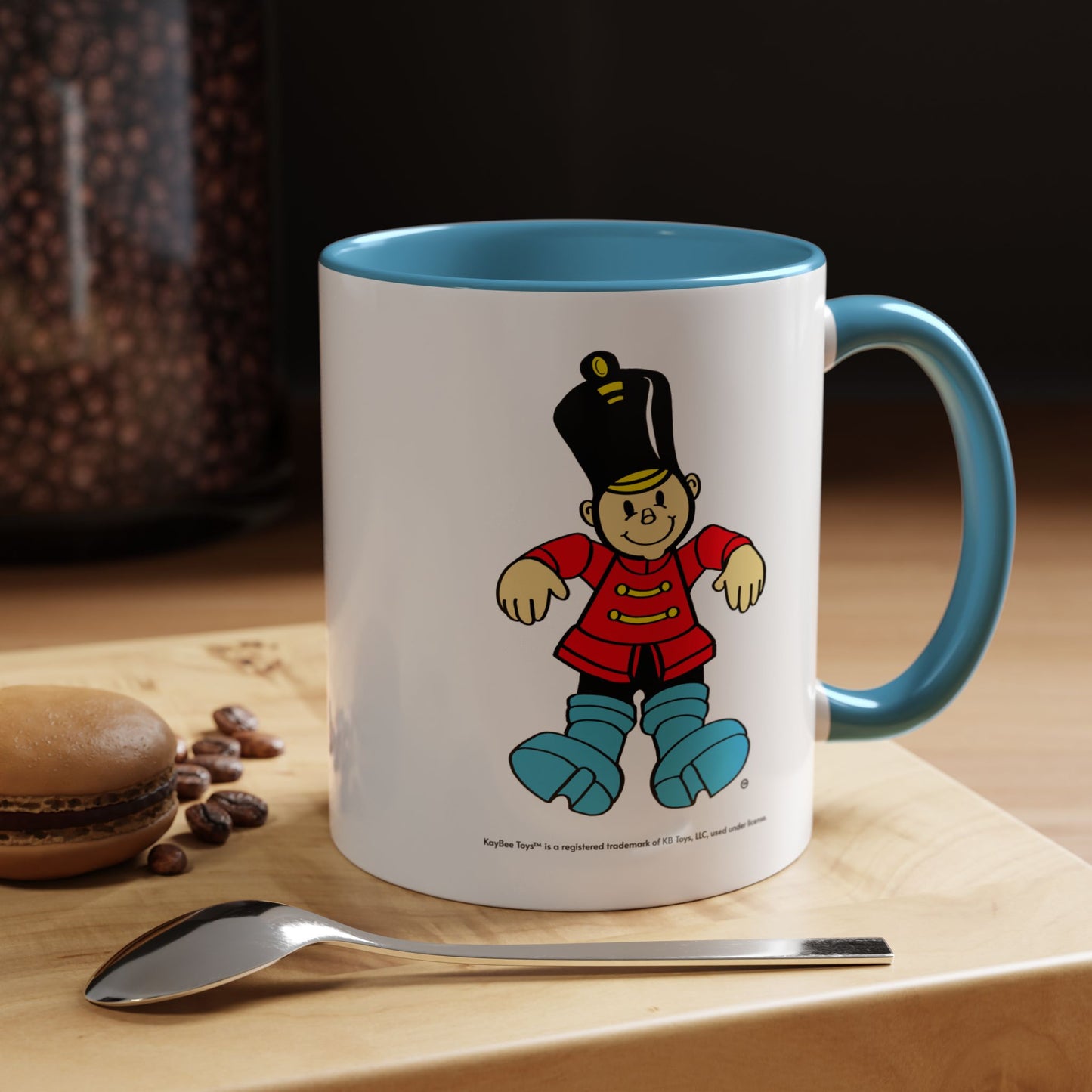 Captain KayBee - Vintage KayBee Toys™ Logo with Toy Soldier - Accent Coffee Mug