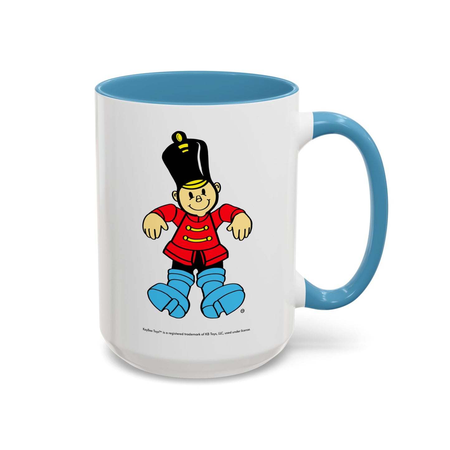 Captain KayBee - Vintage KayBee Toys™ Logo with Toy Soldier - Accent Coffee Mug