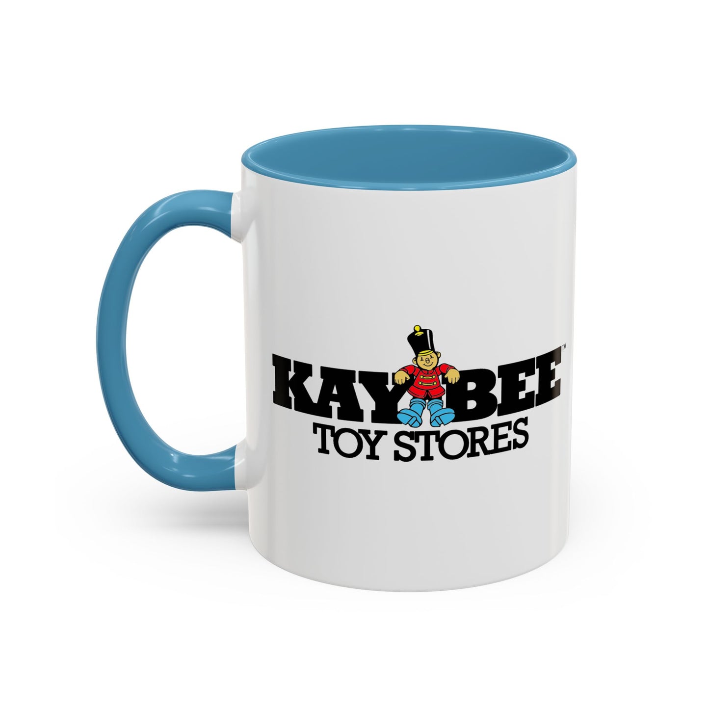 Coffee Mug, Kay Bee Toys® Logo, Gift for Toy Enthusiasts and 90s Kids, Vintage 1984-1997 Toy Soldier Logo Design