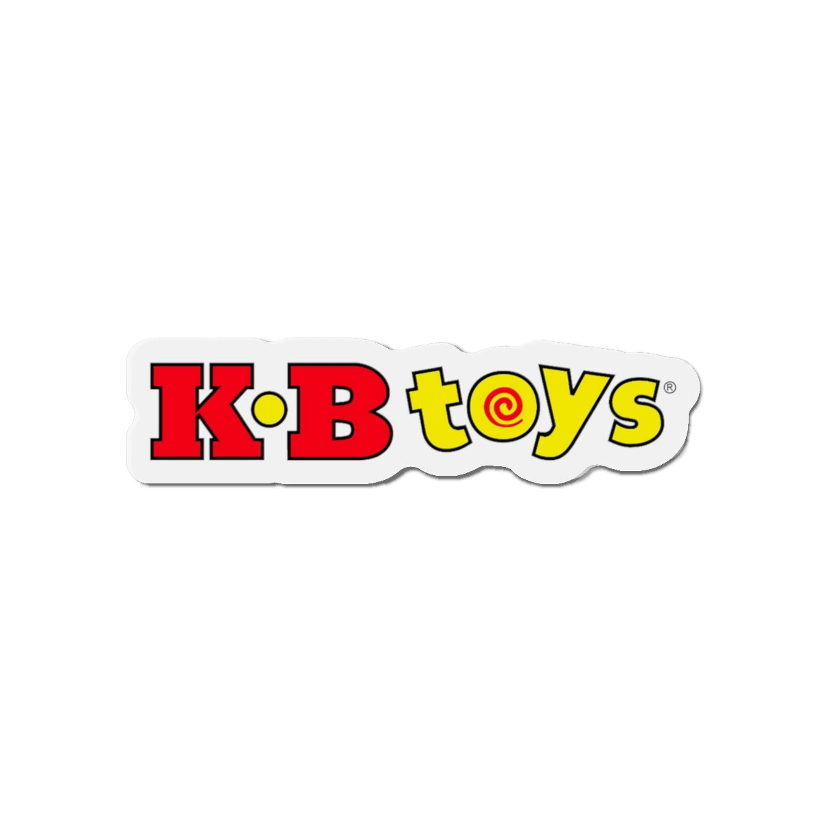 Die-Cut Magnets - Iconic KB Toys® Horizontal Design - Nostalgic Gift Idea