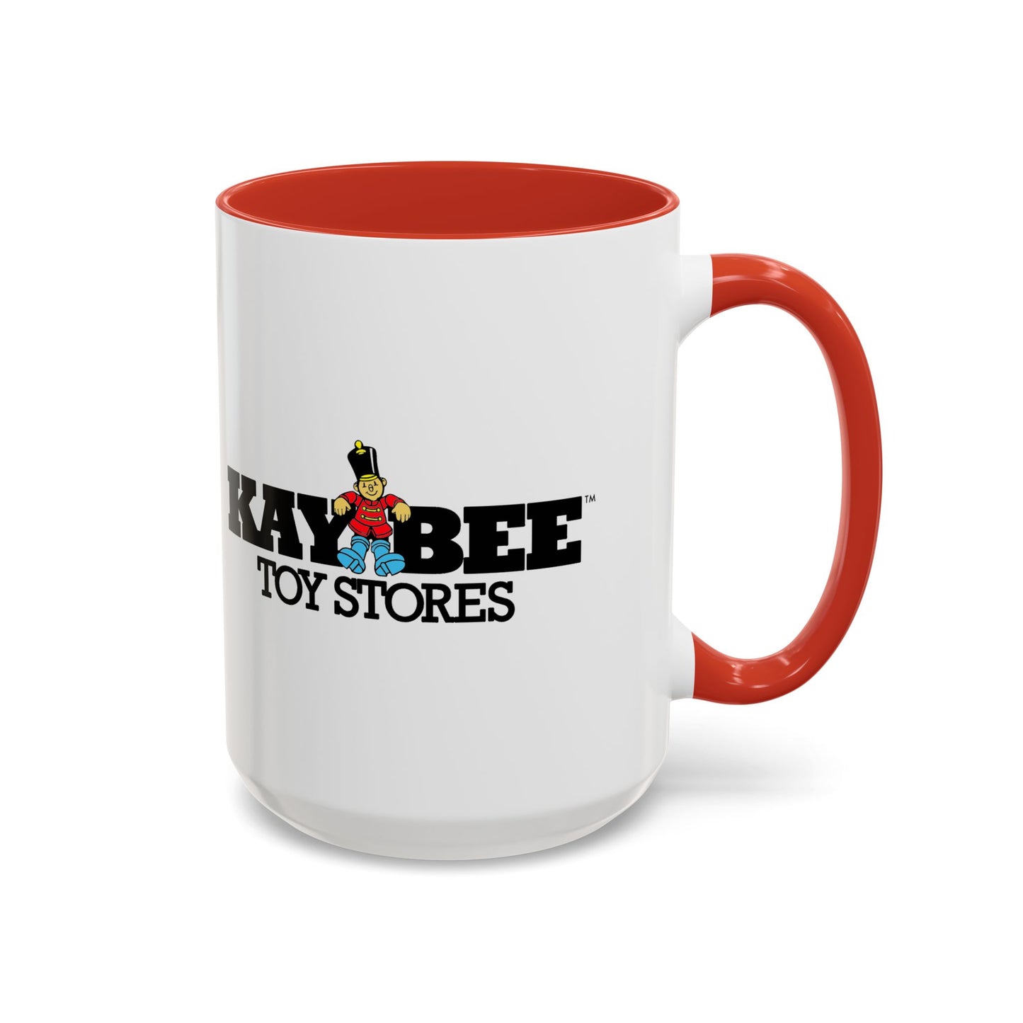 Coffee Mug, Kay Bee Toys® Logo, Gift for Toy Enthusiasts and 90s Kids, Vintage 1984-1997 Toy Soldier Logo Design