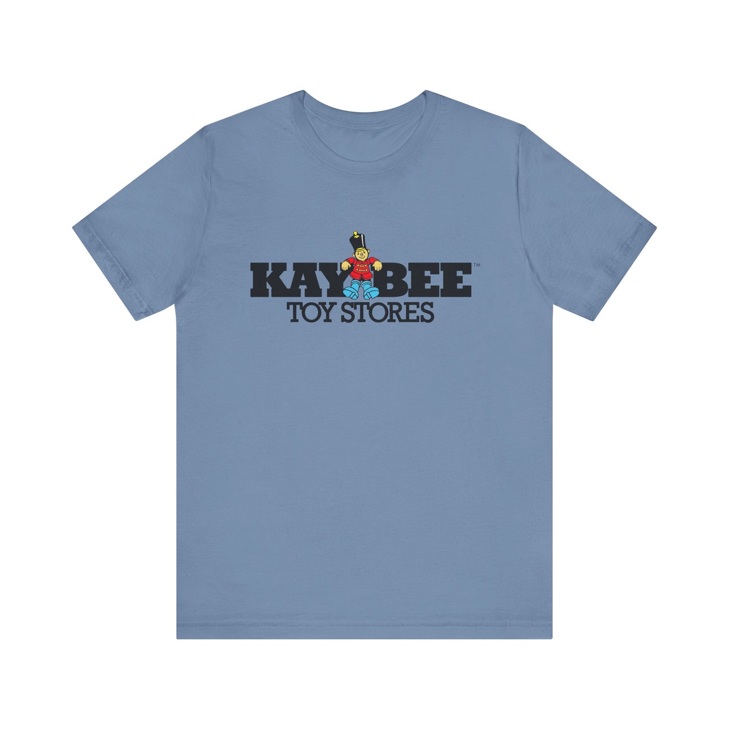 Unisex Jersey Short Sleeve Tee, Kay Bee Toys™ Vintage Toy Soldier Logo