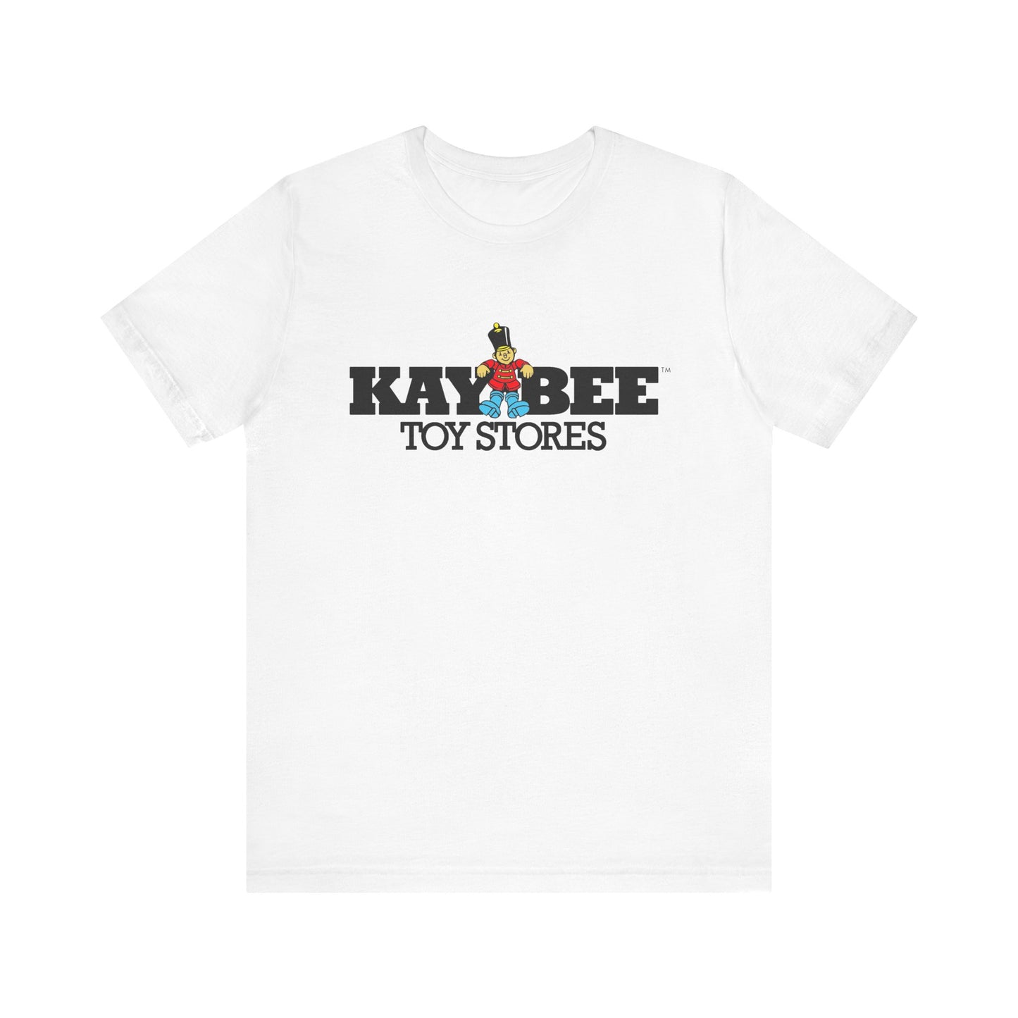 Unisex Jersey Short Sleeve Tee, Kay Bee Toys™ Vintage Toy Soldier Logo