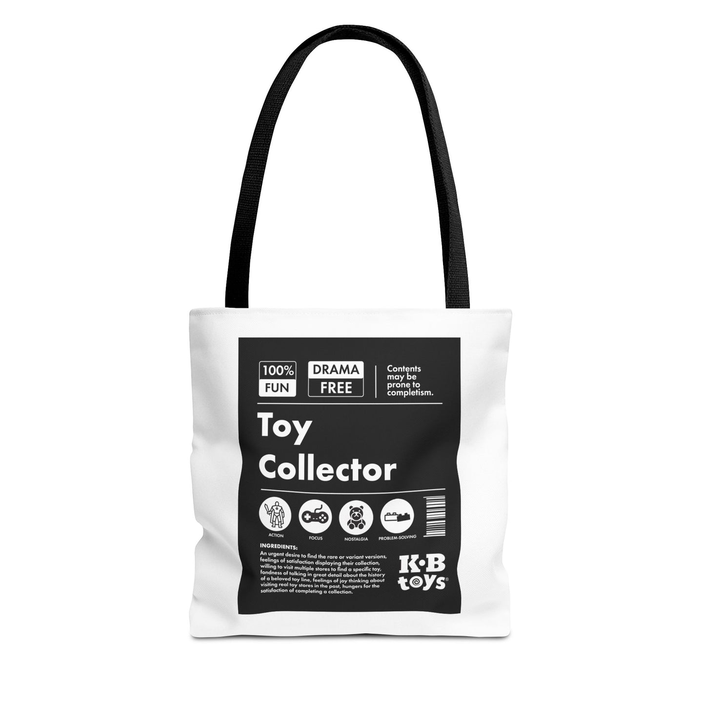 KB Toys® Toy Collector Ingredients Tote Bag