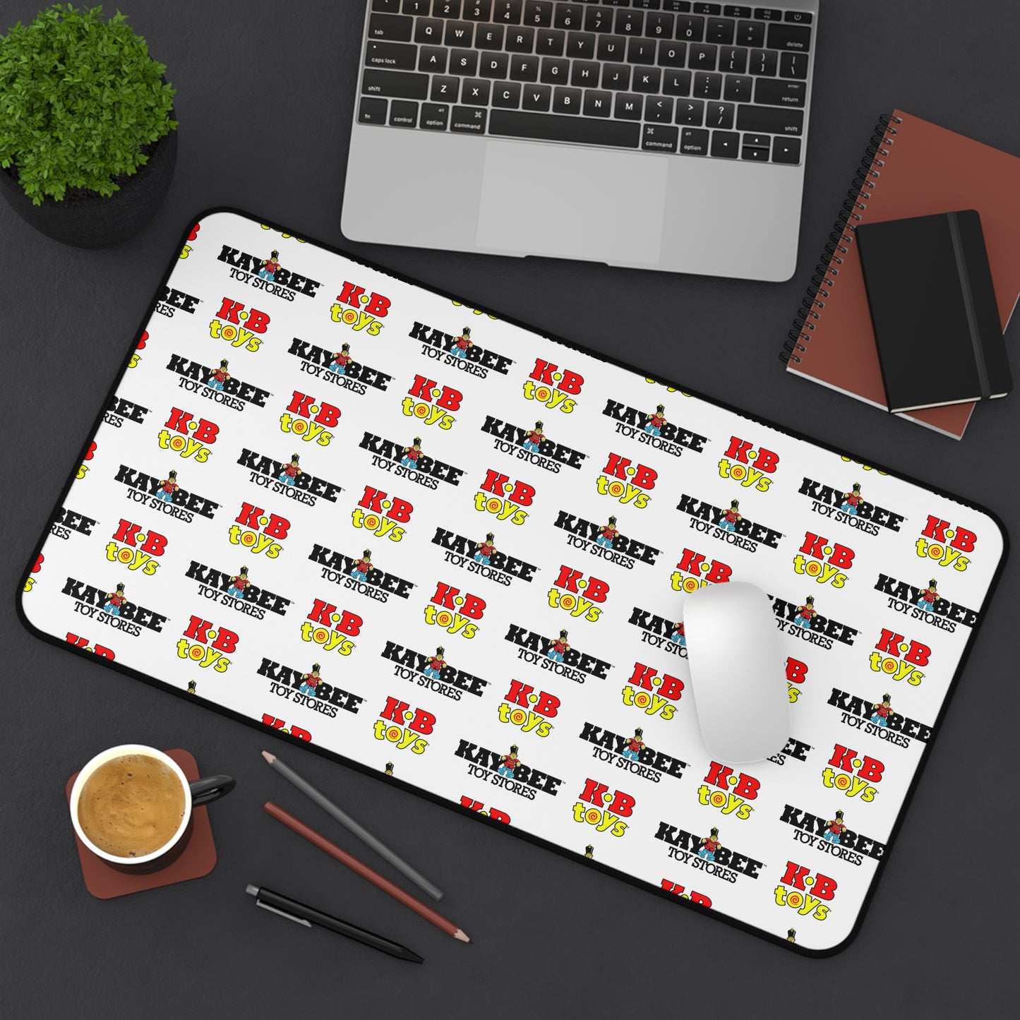 Desk Mat - KB Toys® Vintage and Contemporary Logos Workspace Mat