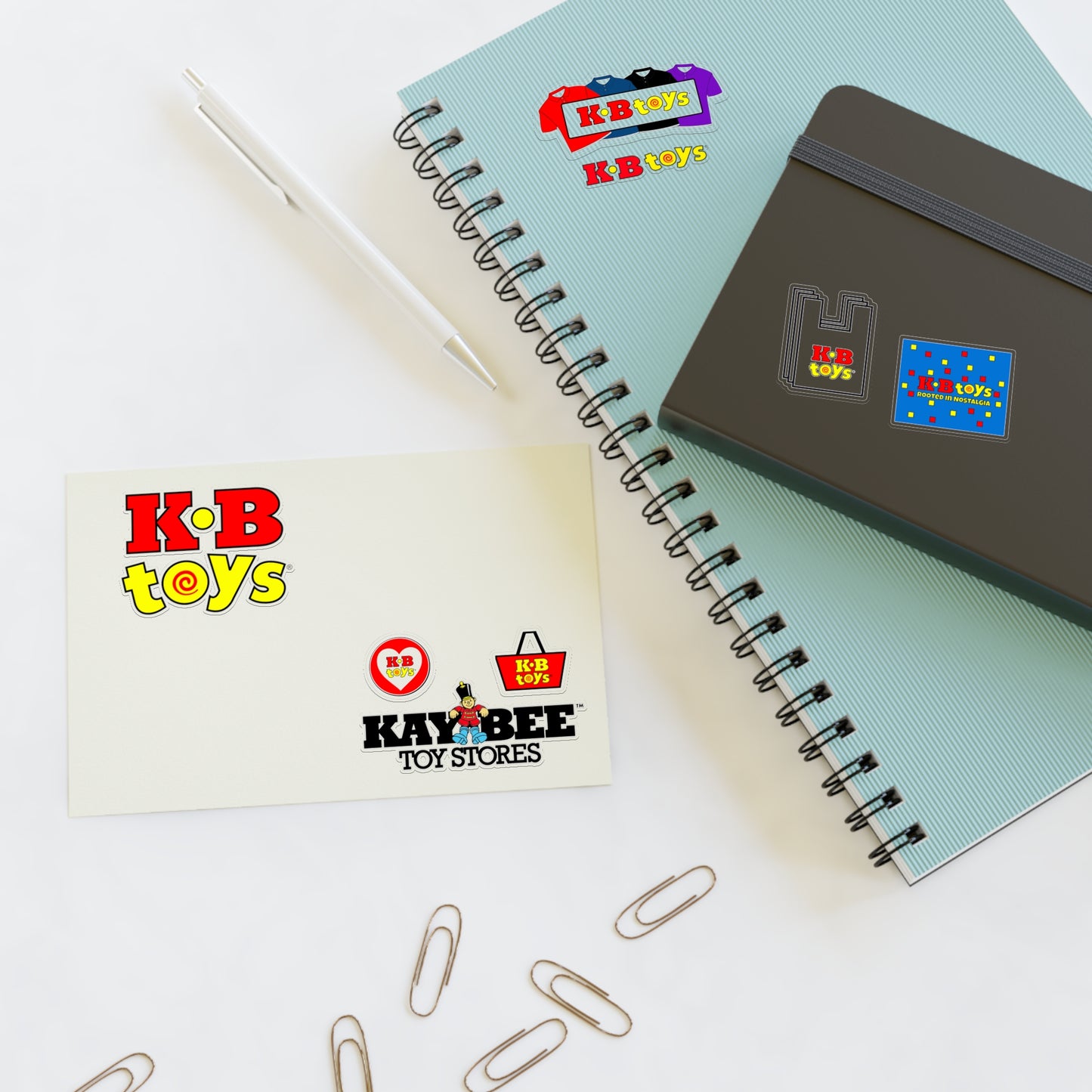 Sticker Sheets - Retro KB Toys® and Kay Bee Toys™ Logo Designs