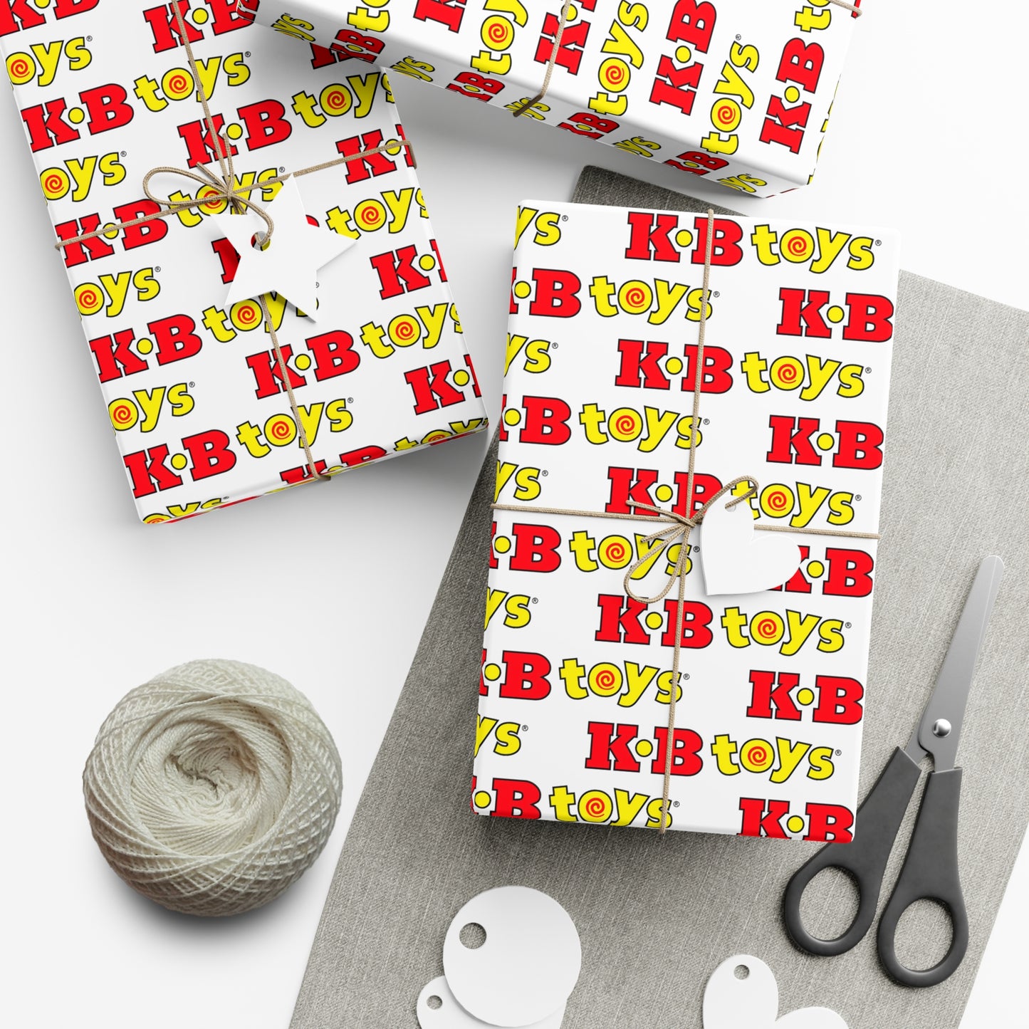 Gift Wrap Papers - KB Toys® Holiday Nostalgia Design