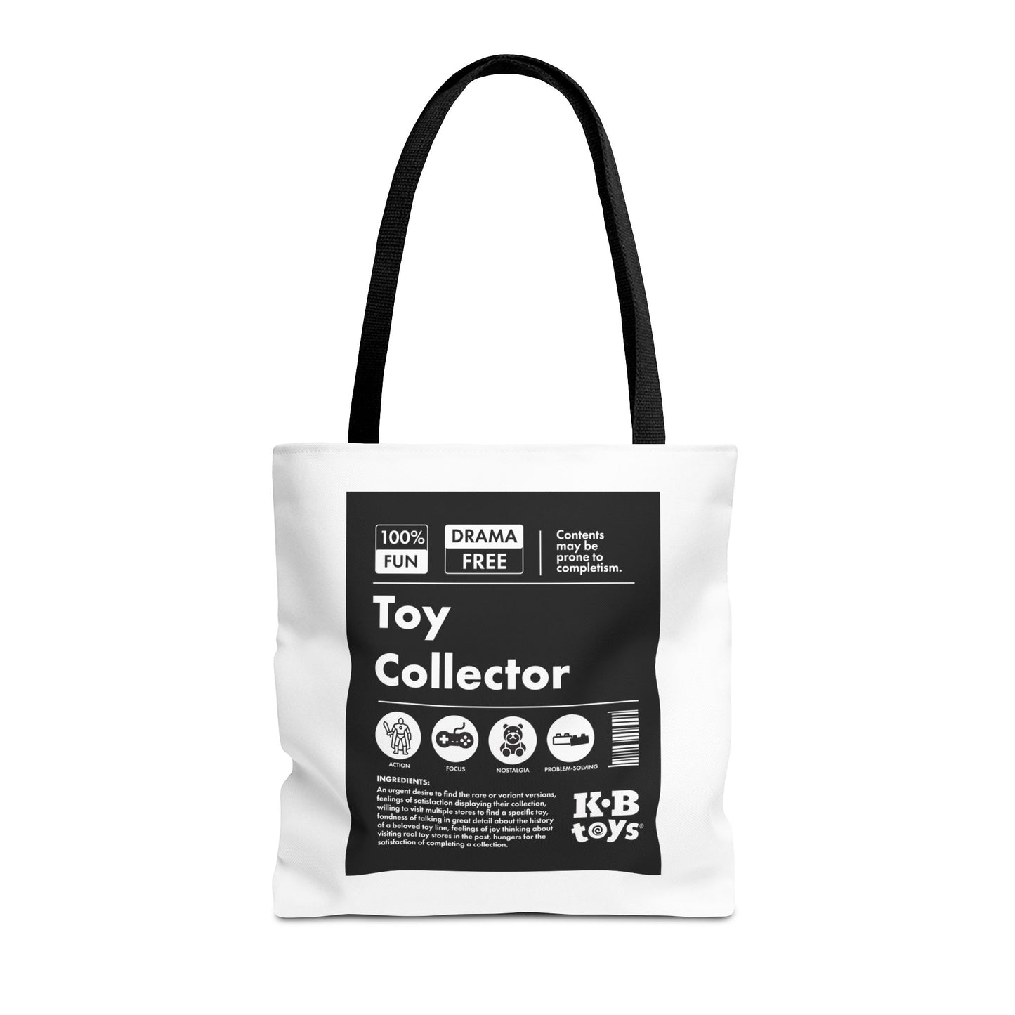 KB Toys® Toy Collector Ingredients Tote Bag