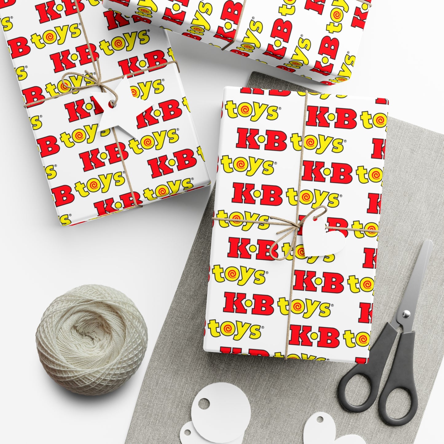 Gift Wrap Papers - KB Toys® Holiday Nostalgia Design