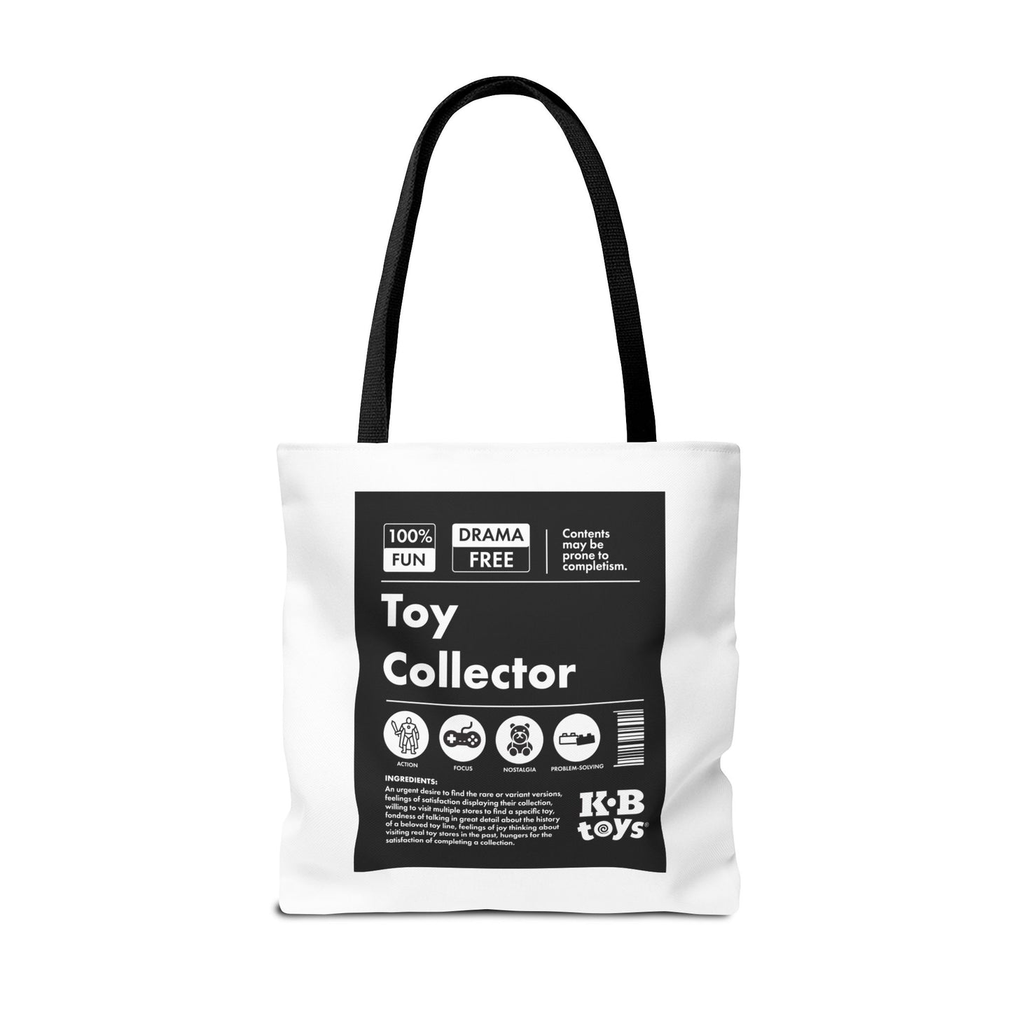 KB Toys® Toy Collector Ingredients Tote Bag