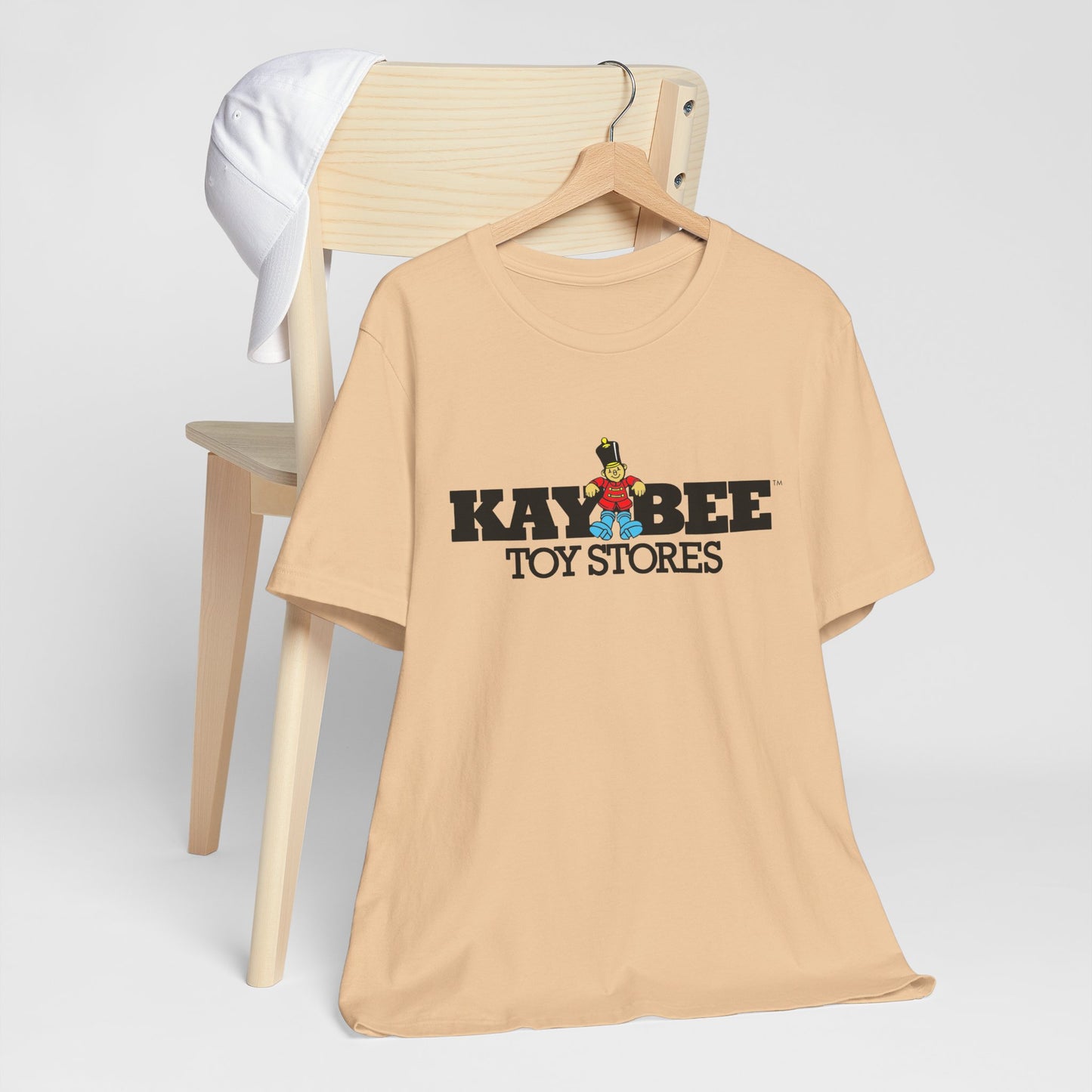 Unisex Jersey Short Sleeve Tee, Kay Bee Toys™ Vintage Toy Soldier Logo