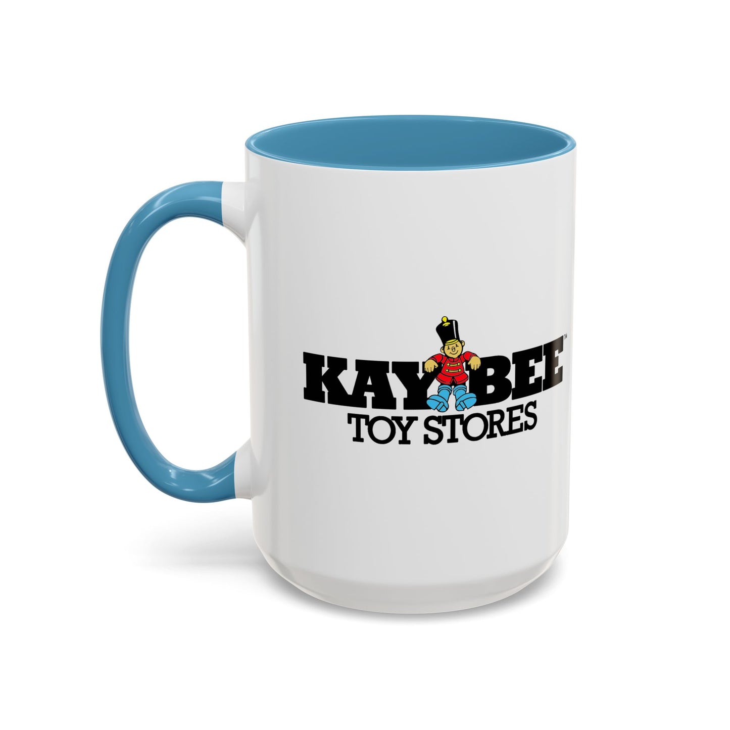 Coffee Mug, Kay Bee Toys® Logo, Gift for Toy Enthusiasts and 90s Kids, Vintage 1984-1997 Toy Soldier Logo Design