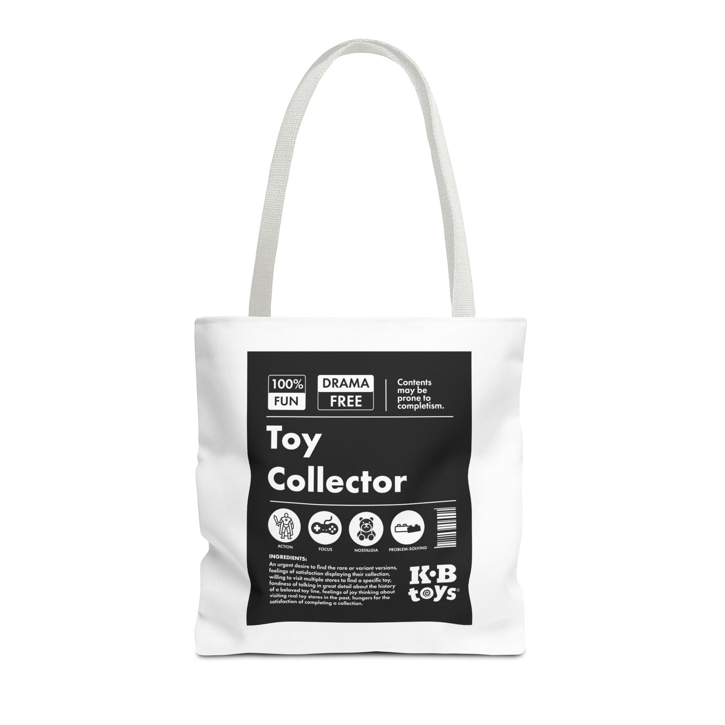 KB Toys® Toy Collector Ingredients Tote Bag