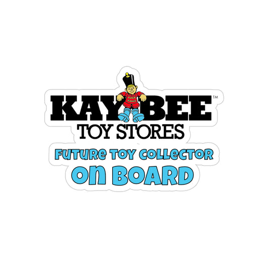 Kay Bee Toys® Transparent Outdoor Stickers, Future Collector On Board, Die-Cut, 1pc