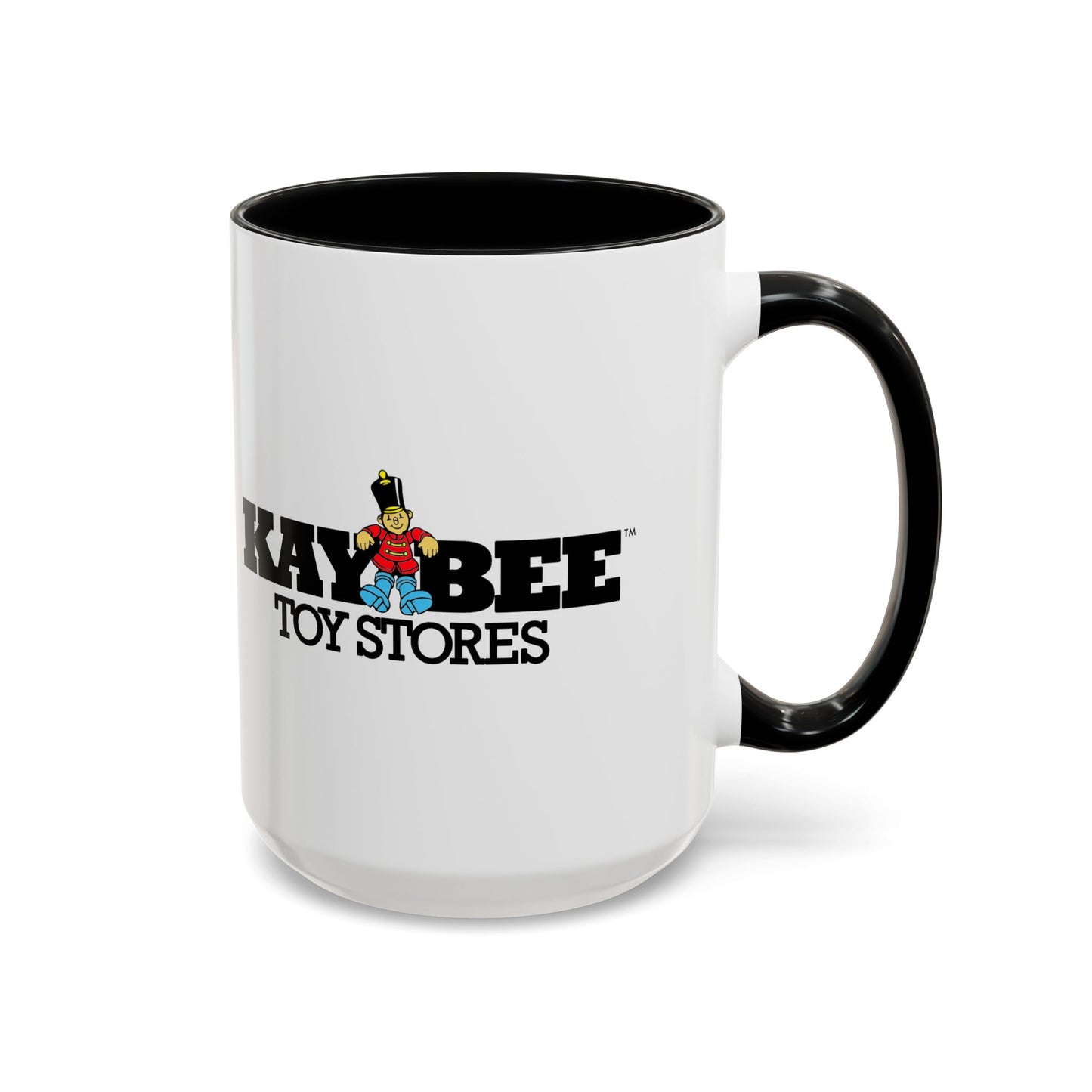 Coffee Mug, Kay Bee Toys® Logo, Gift for Toy Enthusiasts and 90s Kids, Vintage 1984-1997 Toy Soldier Logo Design