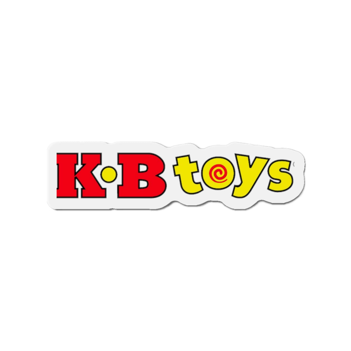 Die-Cut Magnets - Iconic KB Toys® Horizontal Design - Nostalgic Gift Idea