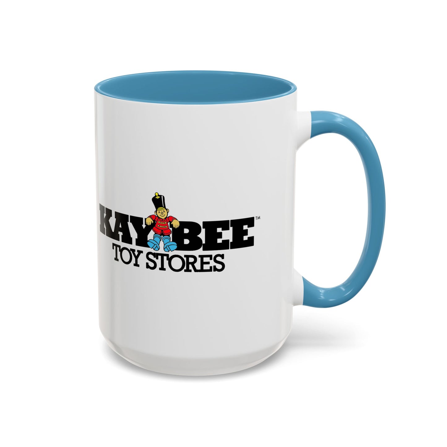 Coffee Mug, Kay Bee Toys® Logo, Gift for Toy Enthusiasts and 90s Kids, Vintage 1984-1997 Toy Soldier Logo Design