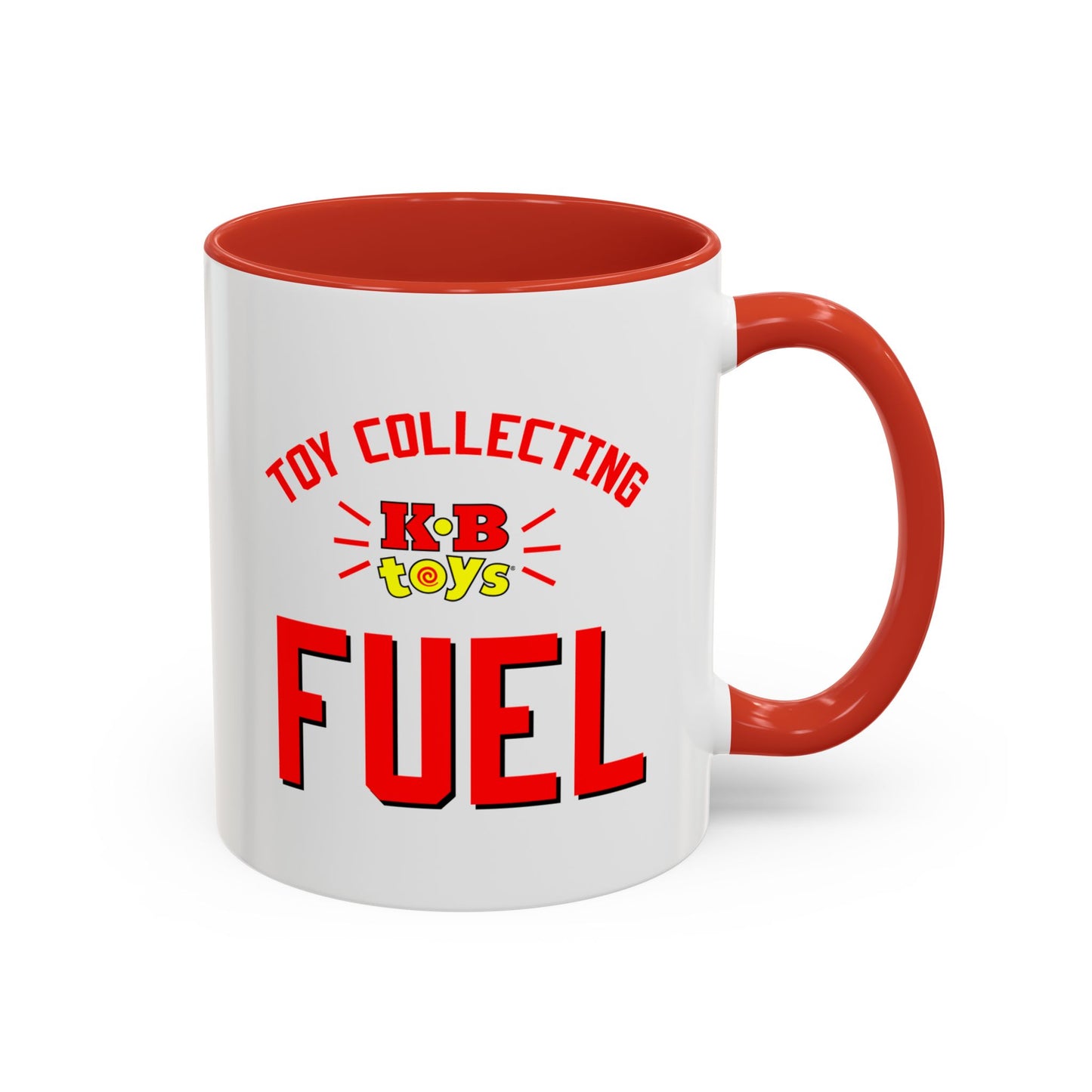 Coffee Mug, Toy Collecting Fuel with KB Toys® Logo, Gift for Toy Enthusiasts and 90s Kids