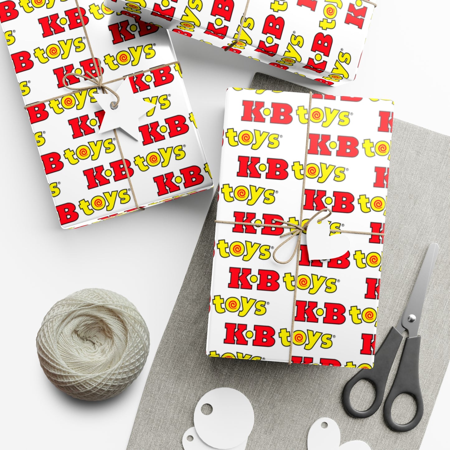 Gift Wrap Papers - KB Toys® Holiday Nostalgia Design