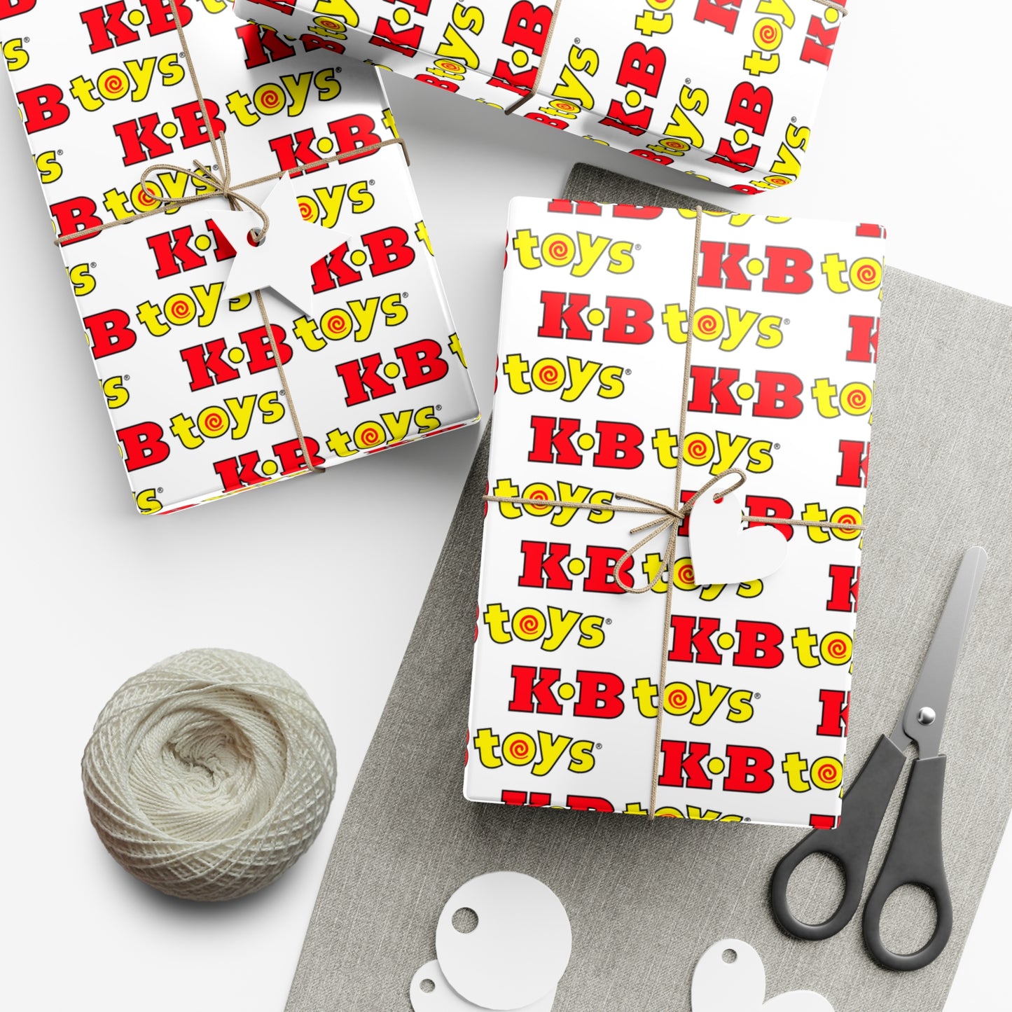 Gift Wrap Papers - KB Toys® Holiday Nostalgia Design