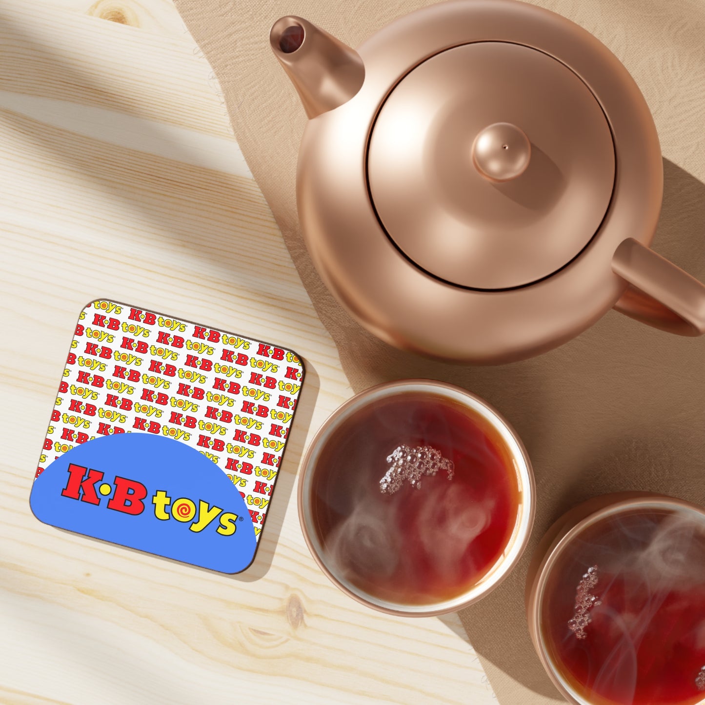 Coaster - Classic KB Toys® Logo - Perfect Gift for Coffee-Lovers and Drink Enthusiasts