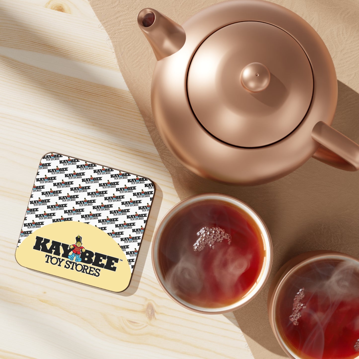 Coaster - Iconic Kay Bee Toys™ Logo - Perfect Gift for Coffee-Lovers and Drink Enthusiasts