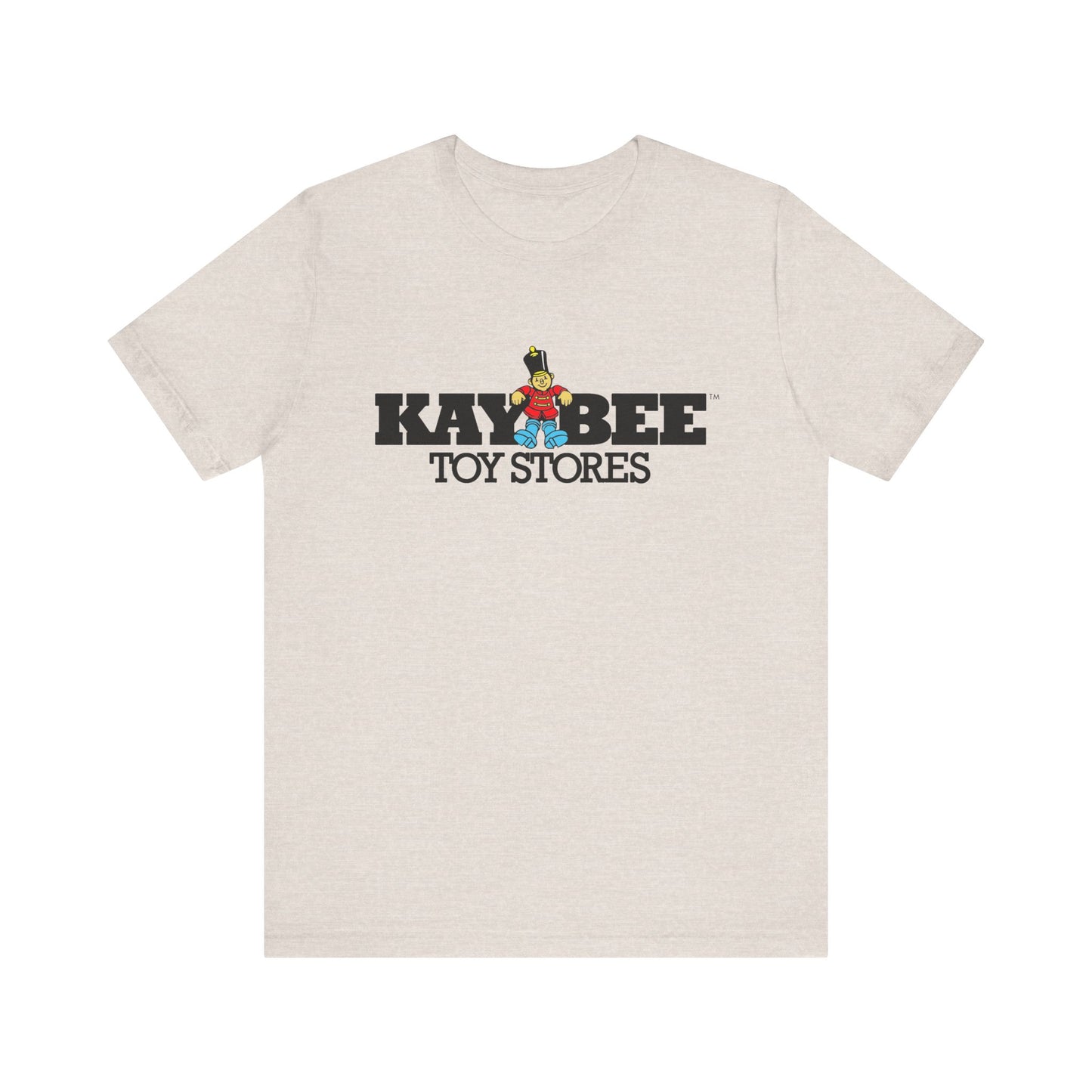 Unisex Jersey Short Sleeve Tee, Kay Bee Toys™ Vintage Toy Soldier Logo