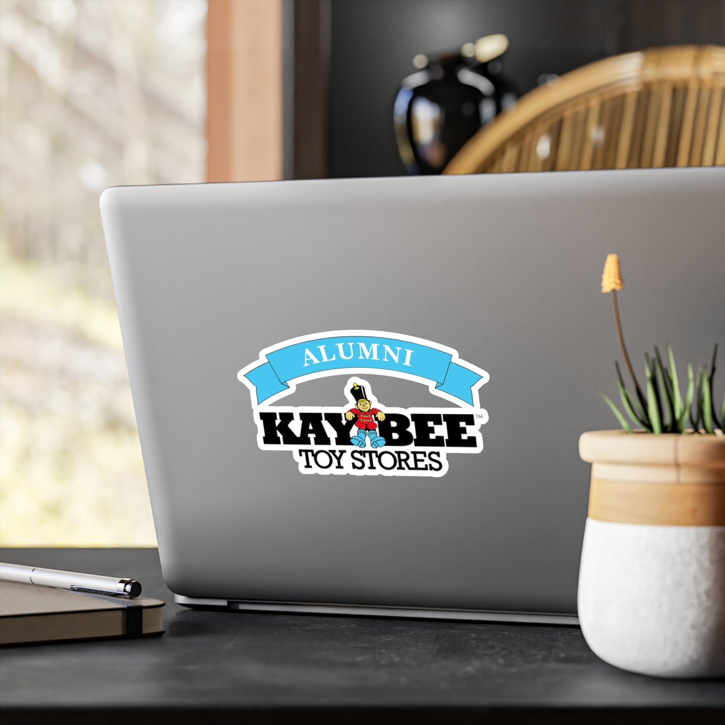 Kiss-Cut Vinyl Decals - Kay Bee Toys™ Alumni Logo - Great for Bottles, Mugs, Laptops