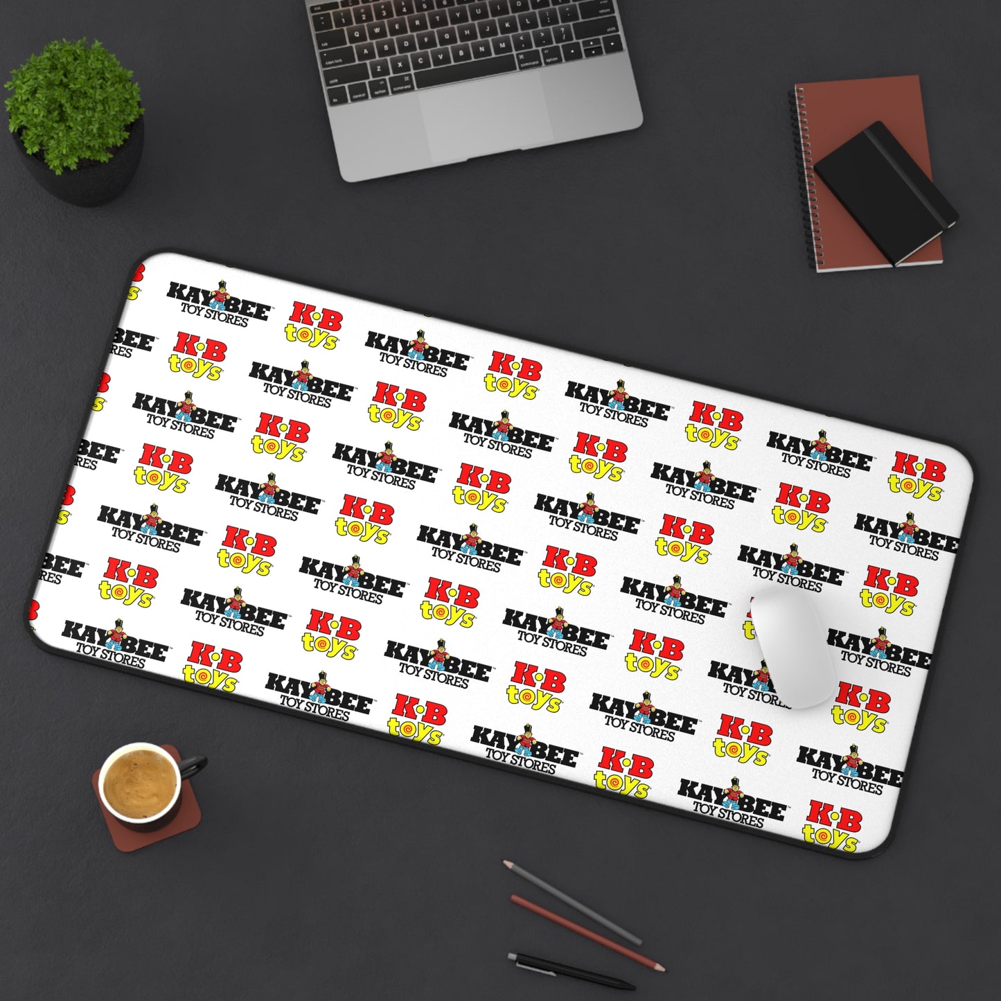 Desk Mat - KB Toys® Vintage and Contemporary Logos Workspace Mat