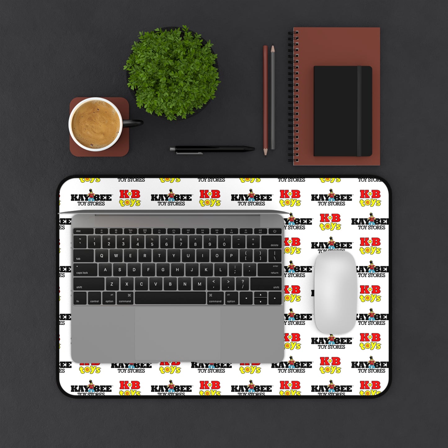 Desk Mat - KB Toys® Vintage and Contemporary Logos Workspace Mat