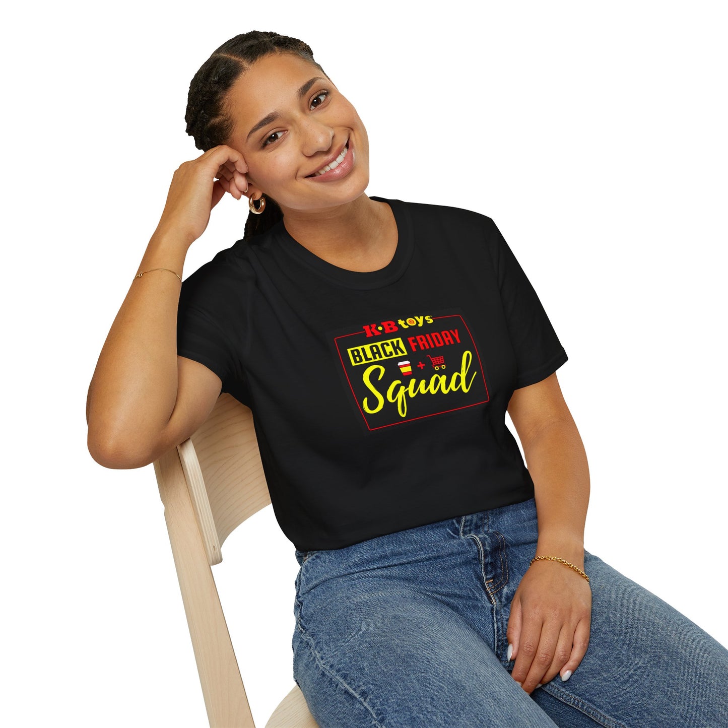 Black Friday Squad KB Toys® Logo Unisex T-Shirt