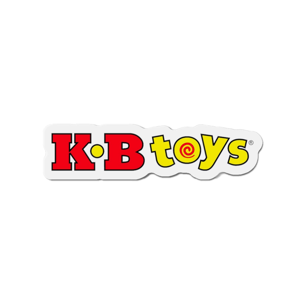 Die-Cut Magnets - Iconic KB Toys® Horizontal Design - Nostalgic Gift Idea