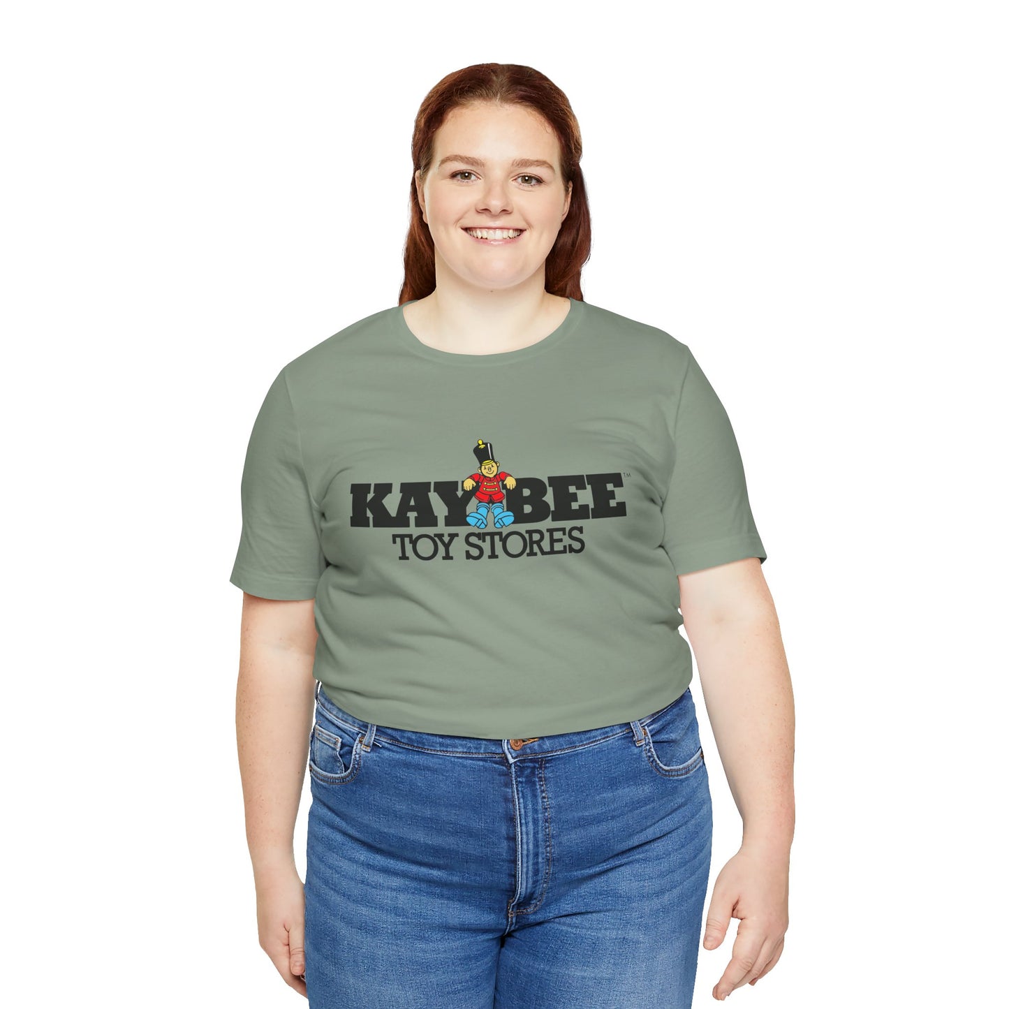 Unisex Jersey Short Sleeve Tee, Kay Bee Toys™ Vintage Toy Soldier Logo