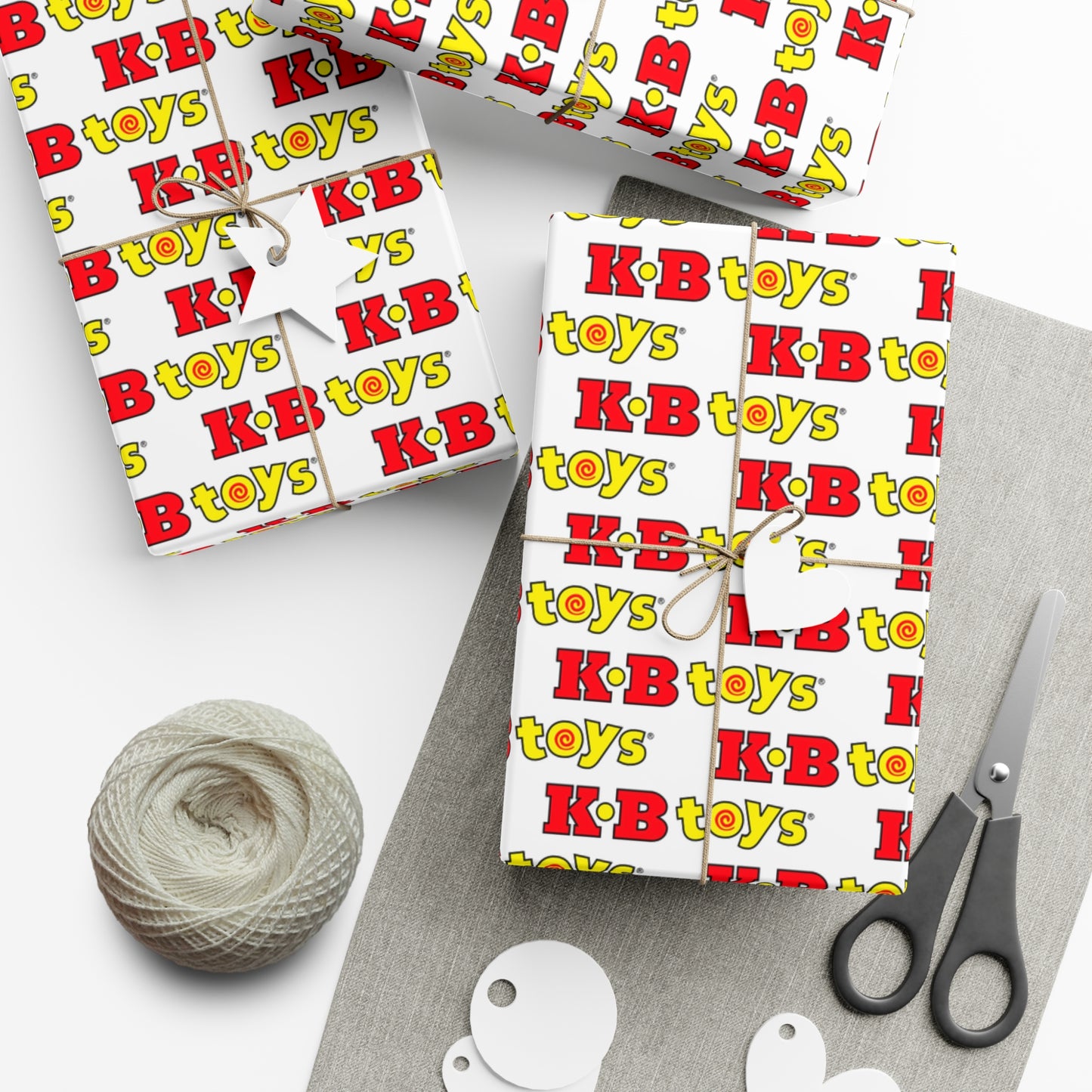 Gift Wrap Papers - KB Toys® Holiday Nostalgia Design