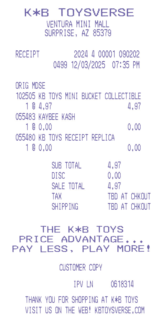 KB Toys Mini Bucket 1-quart BPA-Free Polypropylene Mini Bucket