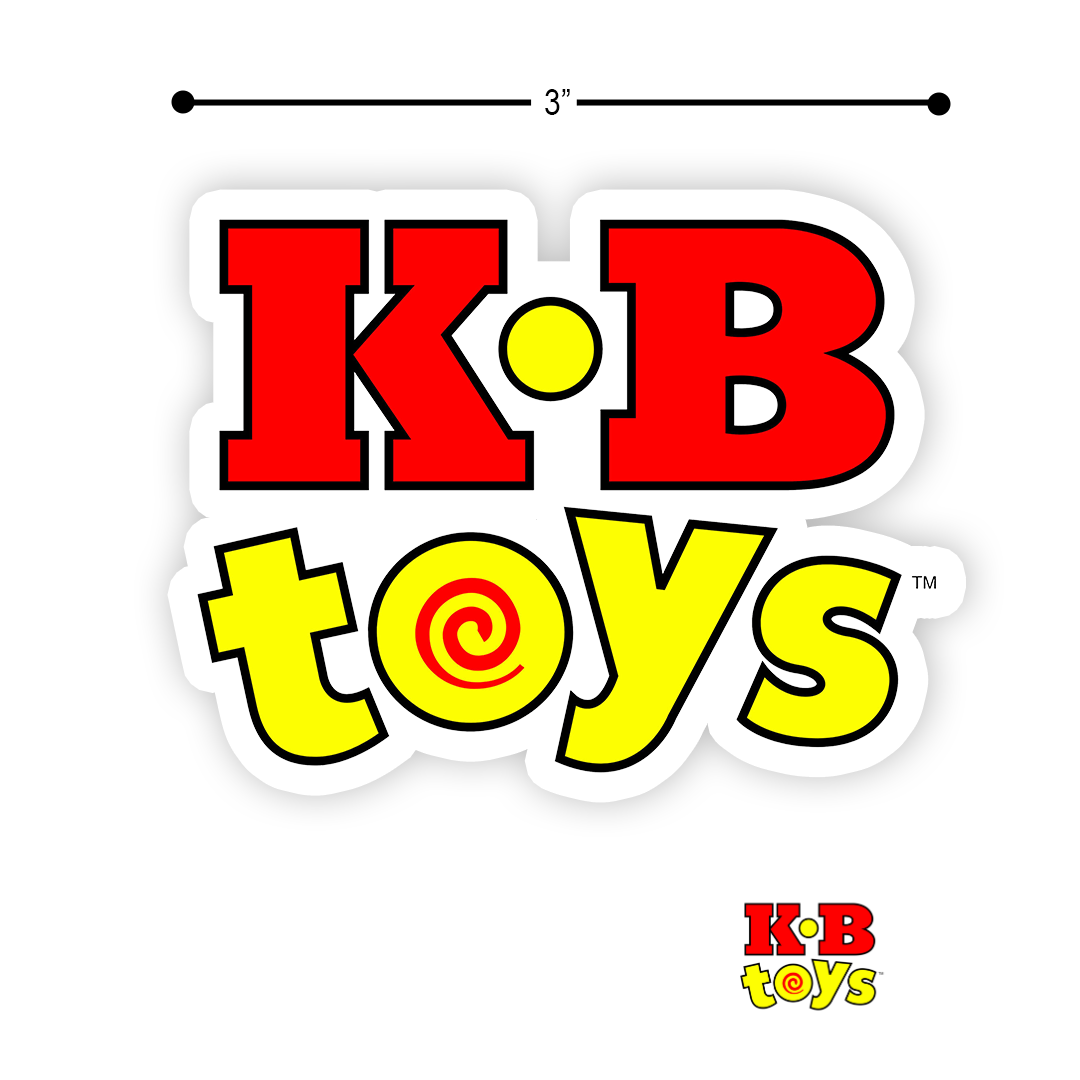NEW KB Toys Logo Die-Cut Vinyl Sticker Decal