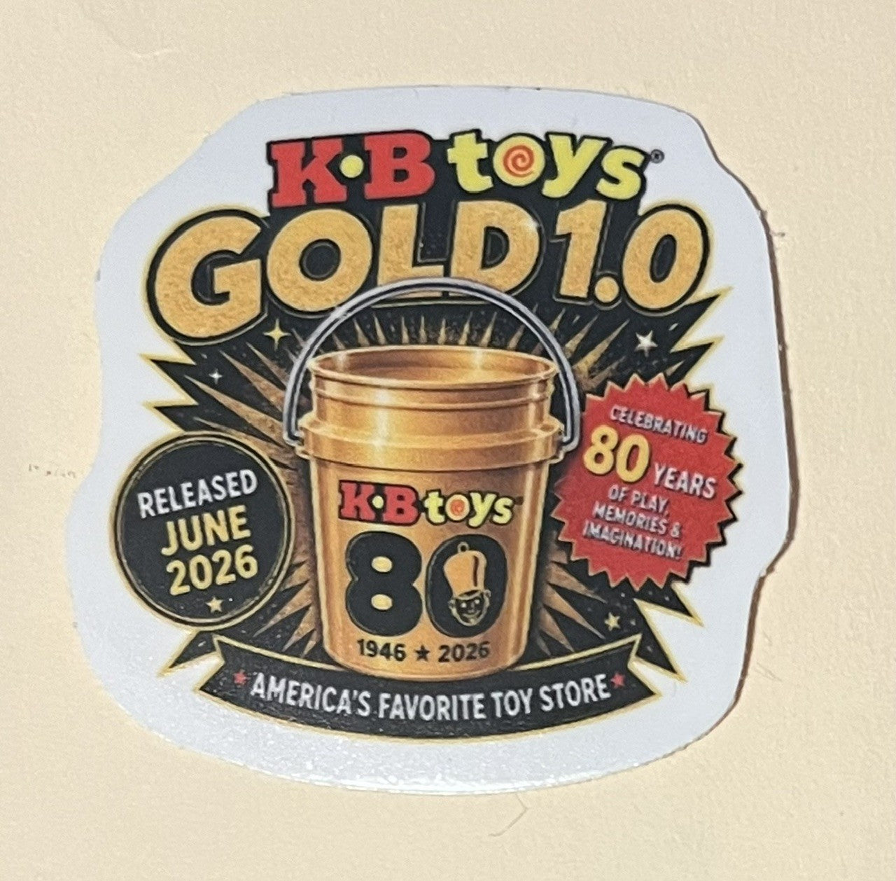 PRE-SALE | KB Toys® Gold 1.0 Founder's Pack – Official 2026 Anniversary Collector Set